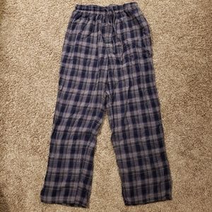 Men's Stafford Grey Plaid Pajama Pants